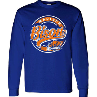 Madison Bison - Circle Script Long Sleeve T-Shirt