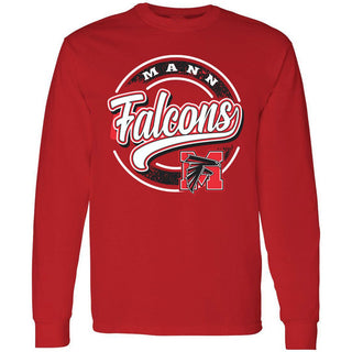 Mann Falcons - Circle Script Long Sleeve T-Shirt