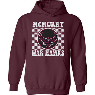 McMurry University War Hawks - Checkered Hoodie