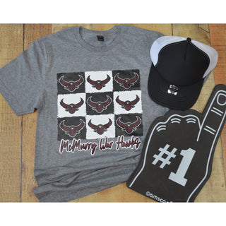 McMurry University War Hawks - 9 Boxes T-Shirt