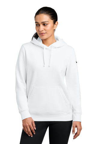 Nike Women's Club Fleece Sleeve Swoosh Pullover Hoodie NKFD9889