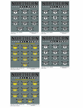 Northern All-Stars - White Options