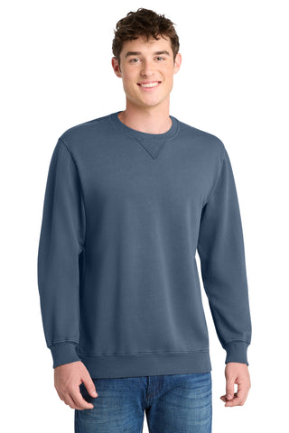 Port & Co® Beach Wash® Garment-Dyed Crewneck Sweatshirt PC098