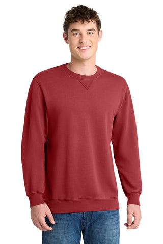 Port & Co® Beach Wash® Garment-Dyed Crewneck Sweatshirt PC098