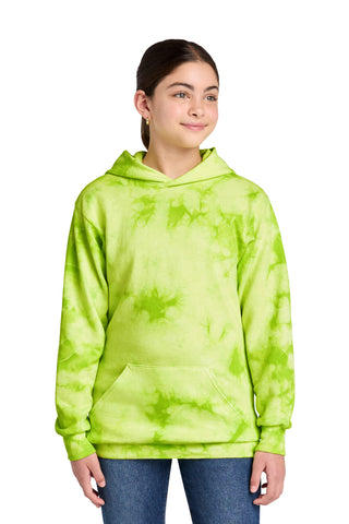 Port & Co® Youth Crystal Tie-Dye Pullover Hoodie PC144Y