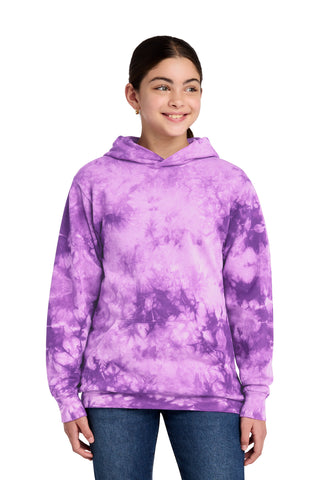 Port & Co® Youth Crystal Tie-Dye Pullover Hoodie PC144Y