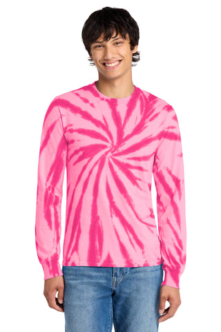 Port & Co® Tie-Dye Long Sleeve Tee.  PC147LS