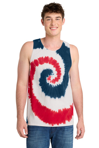 Port & Co® Tie-Dye Tank Top.  PC147TT