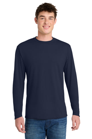 Port & Co® Long Sleeve Performance Blend Tee. PC381LS