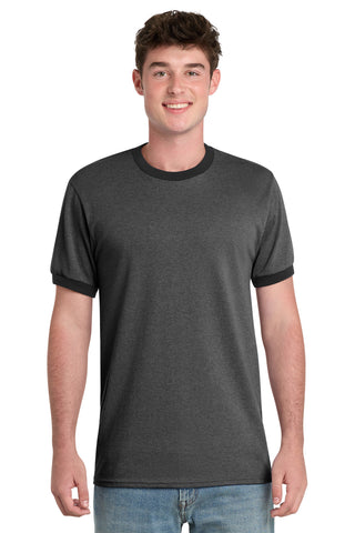 Port & Co® Core Cotton Ringer Tee.  PC54R