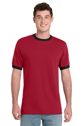 Port & Co® Core Cotton Ringer Tee.  PC54R