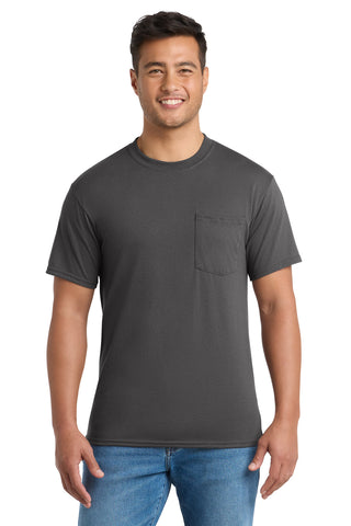 Port & Co® Tall Core Blend Pocket Tee. PC55PT