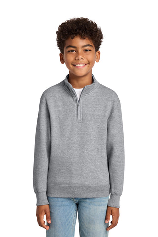 Port & Co® Youth Core Fleece 1/4-Zip Pullover Sweatshirt PC78YQ