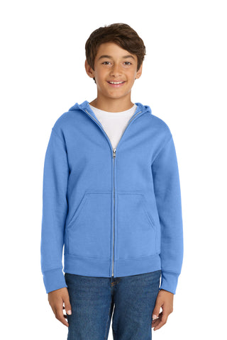 Port & Co® Youth Core Fleece Full-Zip Hooded Sweatshirt PC78YZH