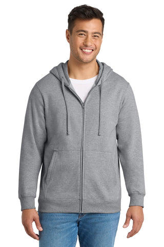 Port & Co® Fan Favorite Fleece Full-Zip Hooded Sweatshirt. PC850ZH