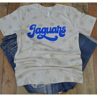 Purcell Jaguars - Script with Stars T-Shirt