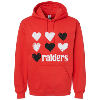 Austin Raiders - Foil Hearts Hoodie