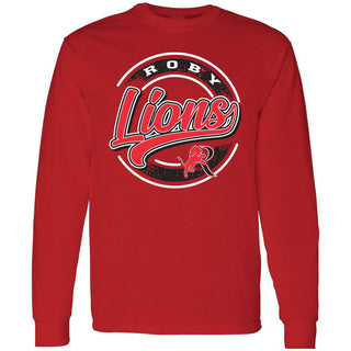 Roby Lions - Circle Script Long Sleeve T-Shirt