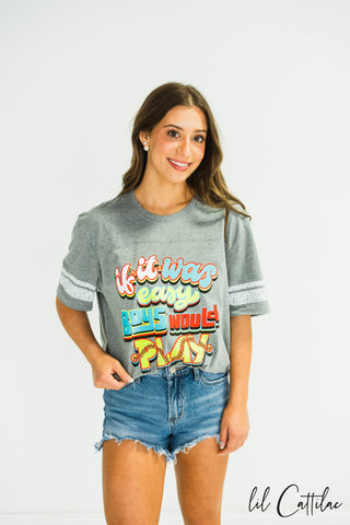 If It Was Easy Boys Would Play - Softball Tee