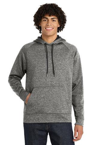 Sport-Tek® PosiCharge® Electric Heather Fleece Hooded Pullover. ST225