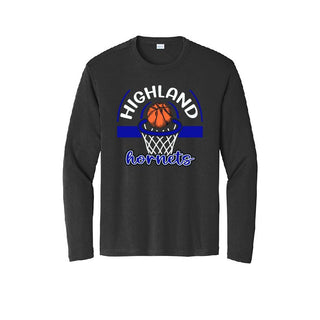 Highland Hornets Booster Club - Hornets Basketball on Black