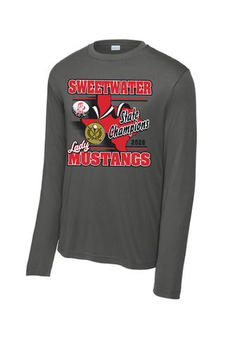 Sweetwater Lady Mustangs - State Champions on Grey