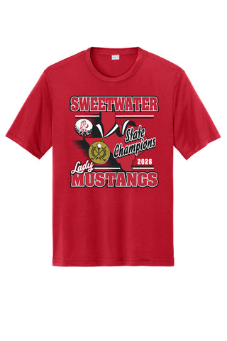 Sweetwater Lady Mustangs - State Champions on Red