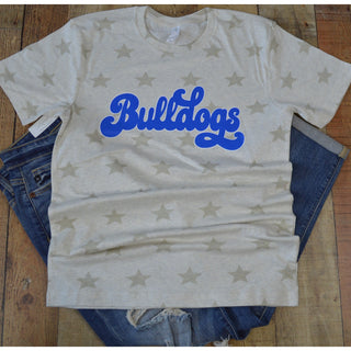 Stamford Bulldogs - Script with Stars T-Shirt