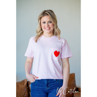 Heart - Valentines CC Pocket Tee