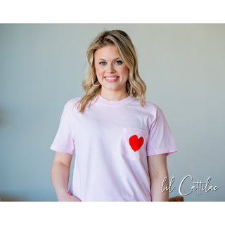 Heart - Valentines CC Pocket Tee