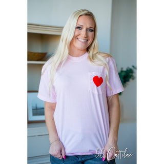 Heart - Valentines CC Pocket Tee