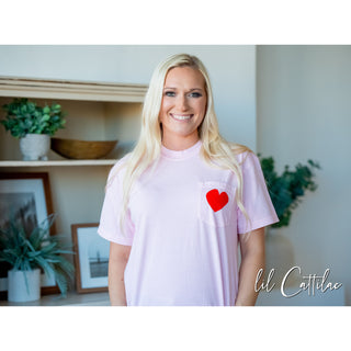 Heart - Valentines CC Pocket Tee