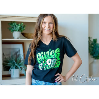 Pinch Proof - St. Patrick's Day V-Neck Tee