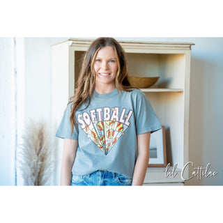 Softball - Rays & Stars CC Tee