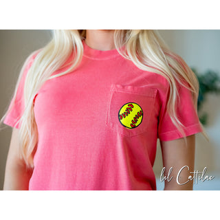 Softball CC Pocket Tee