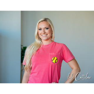 Softball CC Pocket Tee