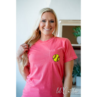 Softball CC Pocket Tee