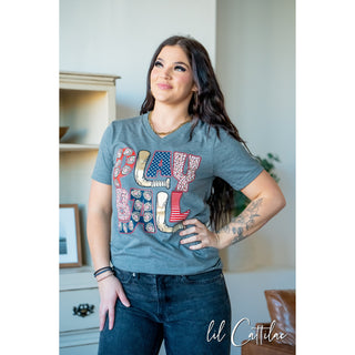 Play Ball - V-Neck Baseball Tee