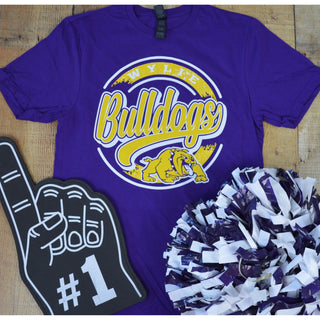 Wylie Bulldogs - Circle Script T-Shirt