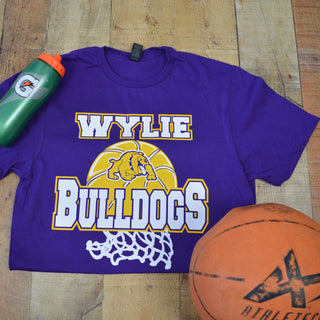 Wylie Bulldogs - Basketball T-Shirt