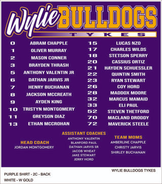 Wylie Youth Football - Tykes