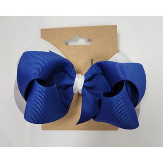 Blue and White Bows