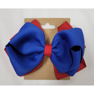 Red and Blue/Navy Bows