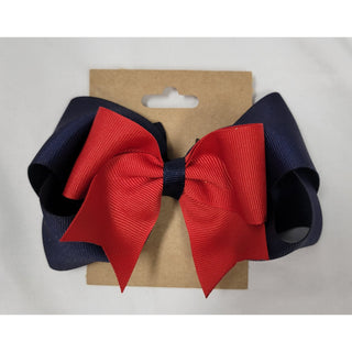 Red and Blue/Navy Bows