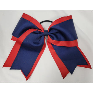 Red and Blue/Navy Bows