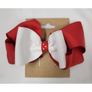 Red and White Bows