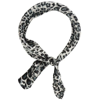 Satin Animal Print Bandana