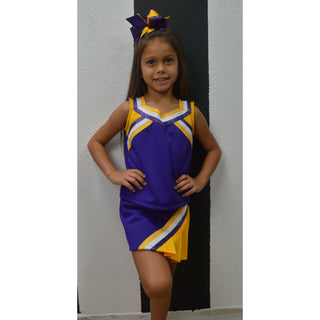 Purple & Gold Cheer Suit