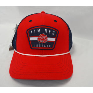 Jim Ned Indians - Stripe Patch Mesh Cap