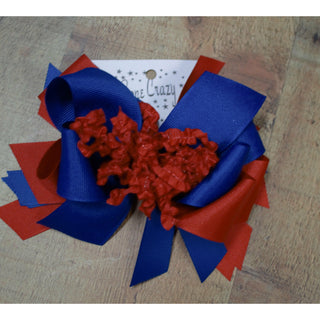 Red & Blue/Navy Bows